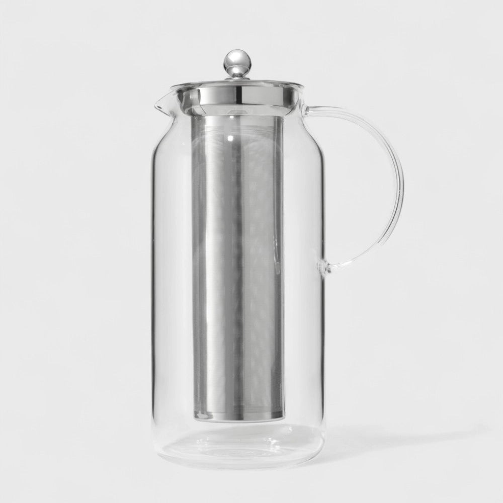 Public Goods Tea & Water Glass Pitcher with Infuser