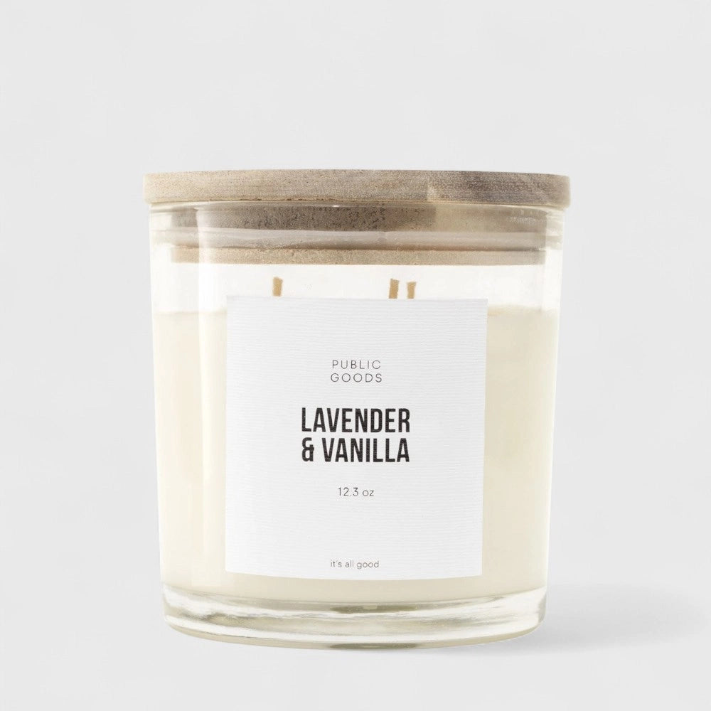 Public Goods Household Lavender & Vanilla Soy Candle