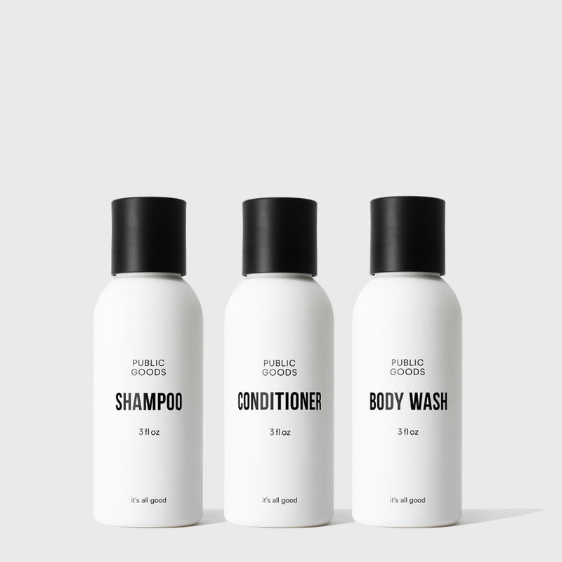 Public Goods Shower Essentials Travel Set