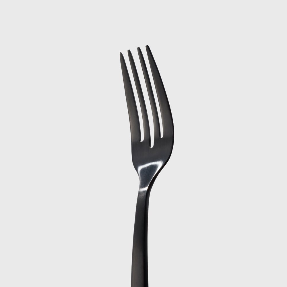 Public Goods 18/10 Black Stainless Steel Forged Flatware Set