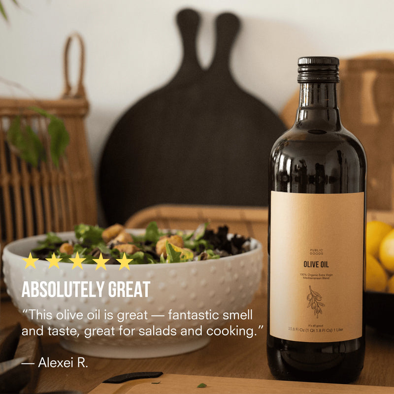 Public Goods Organic Extra Virgin Olive Oil