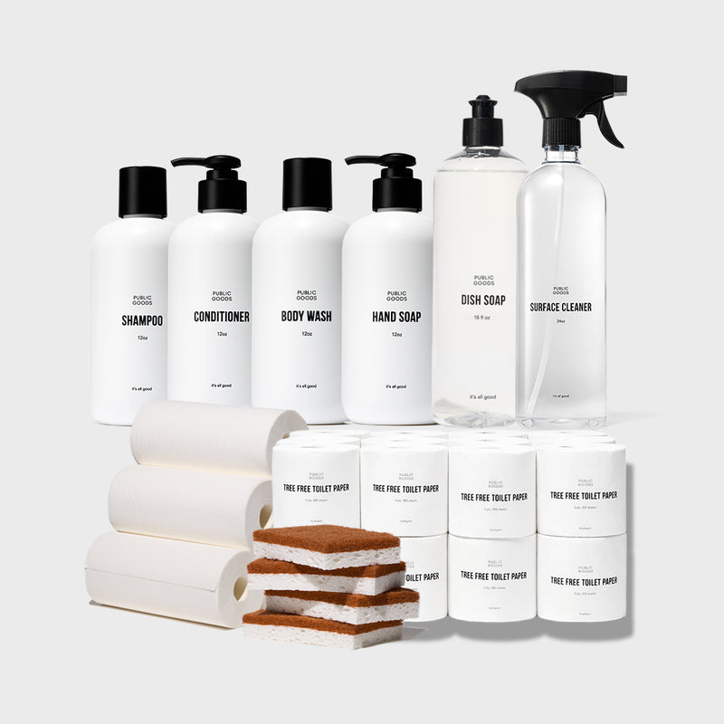 Public Goods Household Apartment Essentials Set