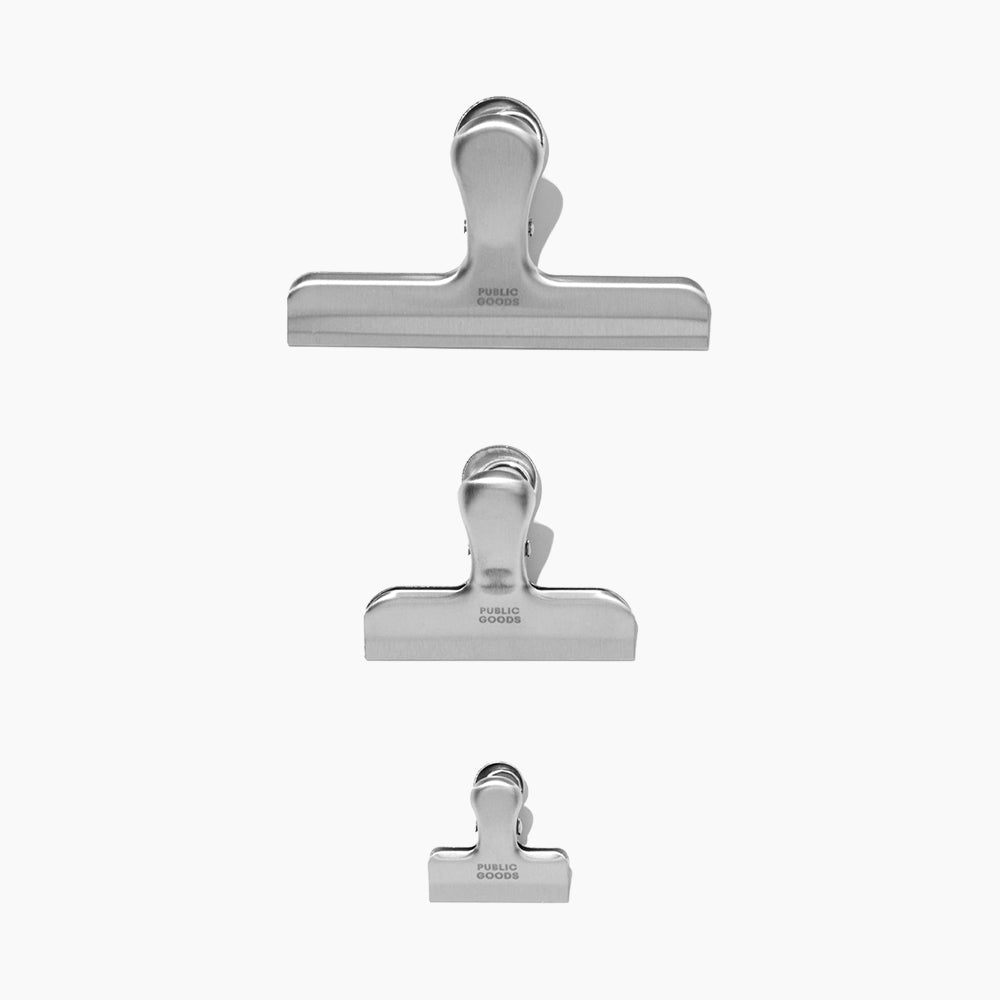 Public Goods Household Stainless Steel Bag Clips