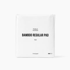 Public Goods Personal Care Organic Bamboo Regular Pads
