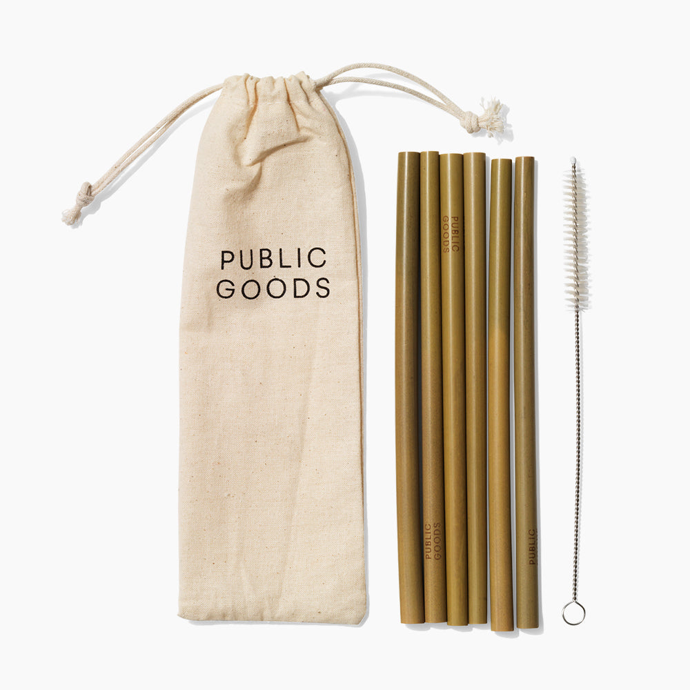 Public Goods Household Reusable Bamboo Straws