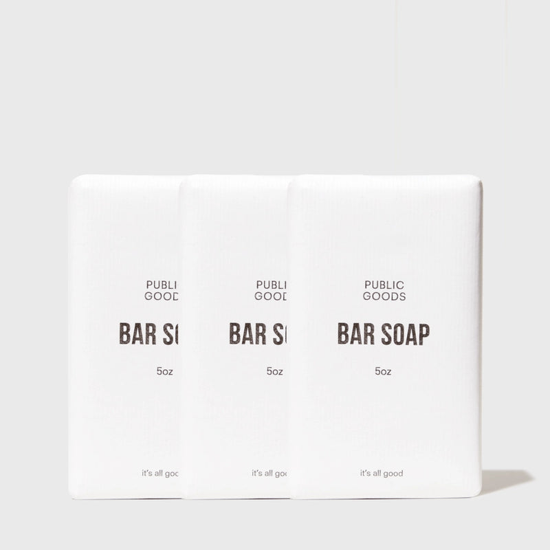 Public Goods Bar Soap (3-pack)