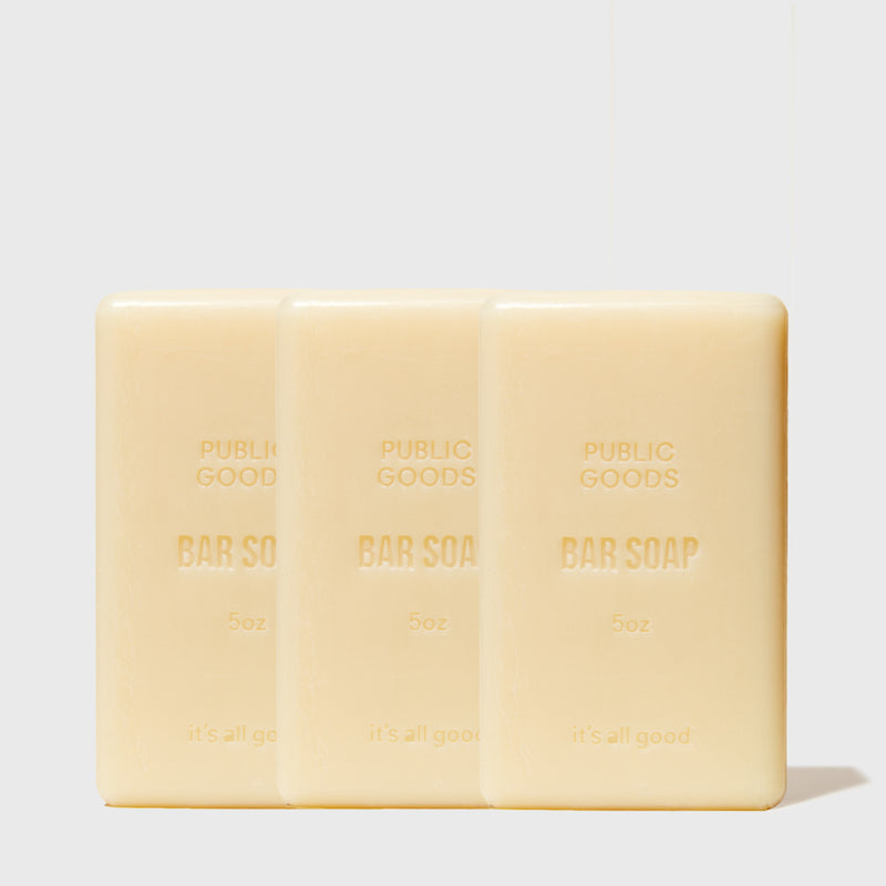 Public Goods Bar Soap (3-pack)