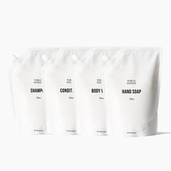 Public Goods Personal Care Bath & Body Essentials Refill Set