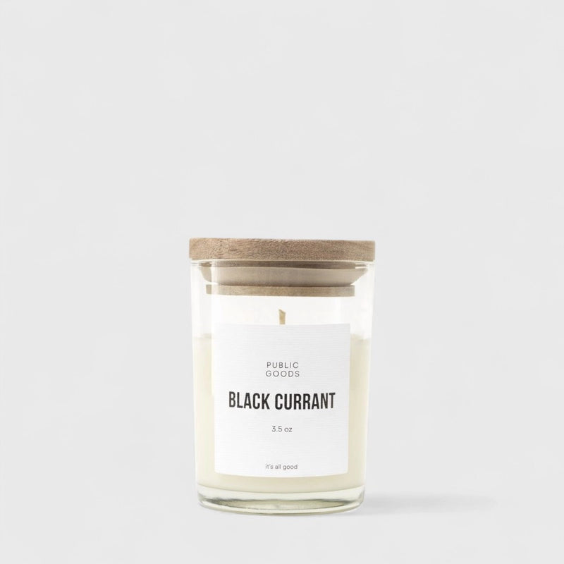 Public Goods Household Black Currant Soy Candle