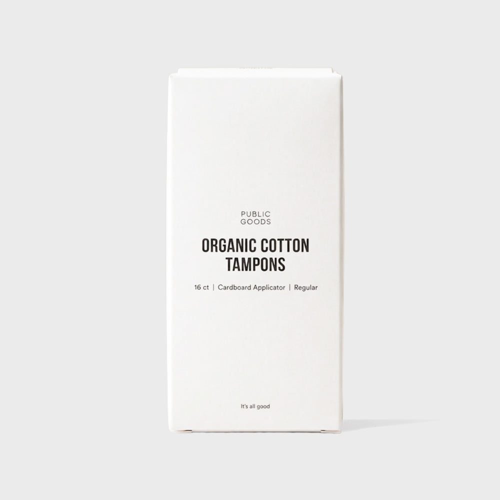 Public Goods Personal Care Organic Cotton Tampons
