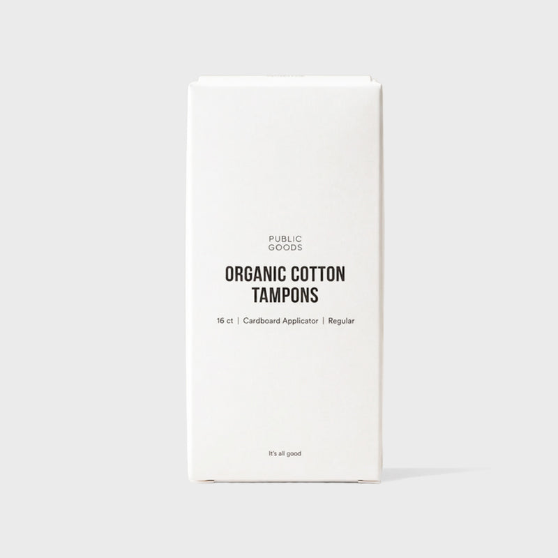 Public Goods Personal Care Organic Cotton Tampons