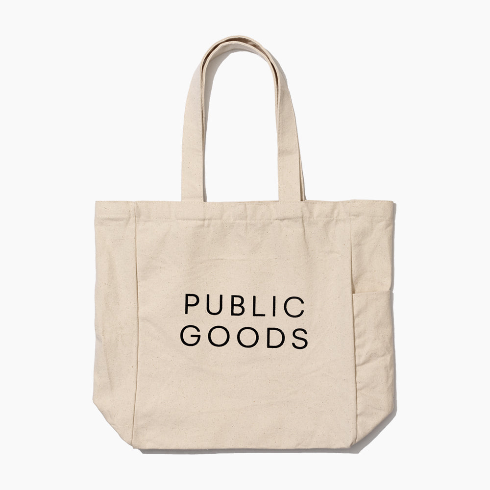 Public Goods Household Organic Cotton Canvas Tote Bag