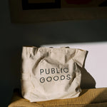 Public Goods Household Organic Reusable Cotton Tote Bag