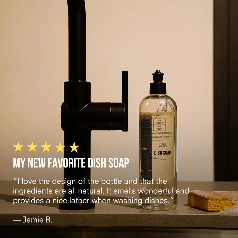 Public Goods Household Mandarin Basil Dish Soap