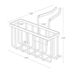 Yamazaki Home Sponge Holder Yamazaki Faucet-Hanging Sponge Caddy