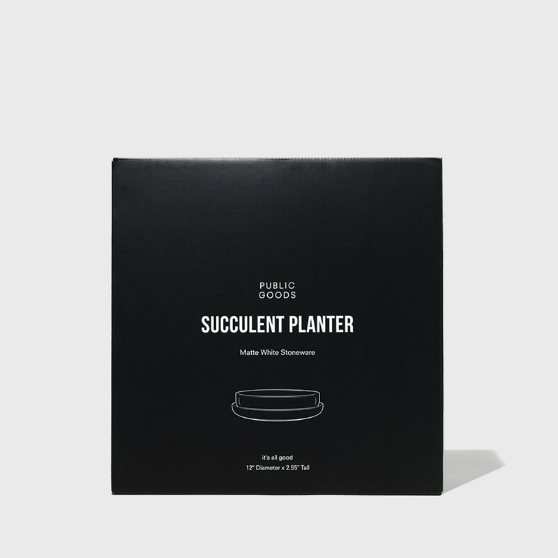Public Goods Stoneware Succulent Planter