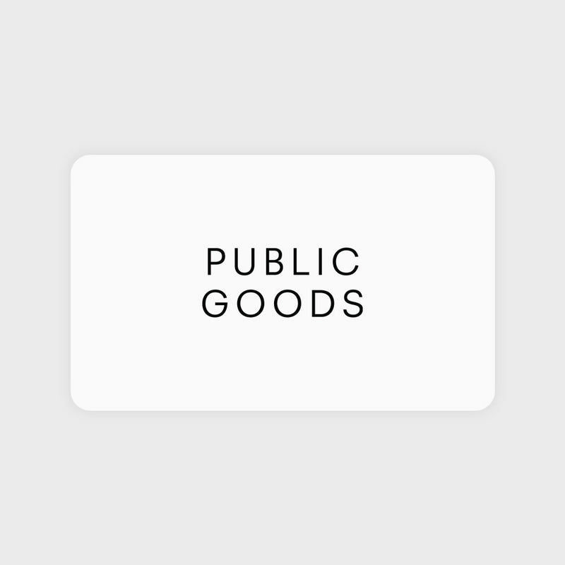 Public Goods Gift Card Gift Card