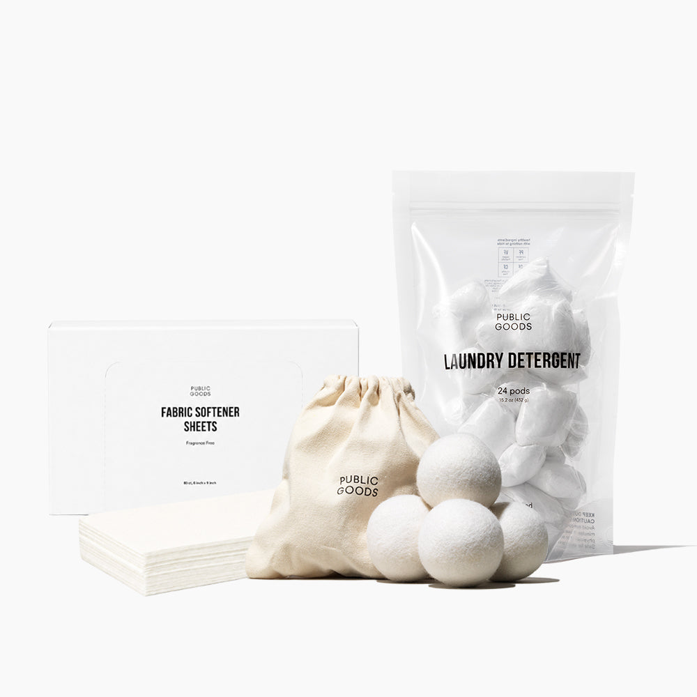 Public Goods Household Clean Laundry Set