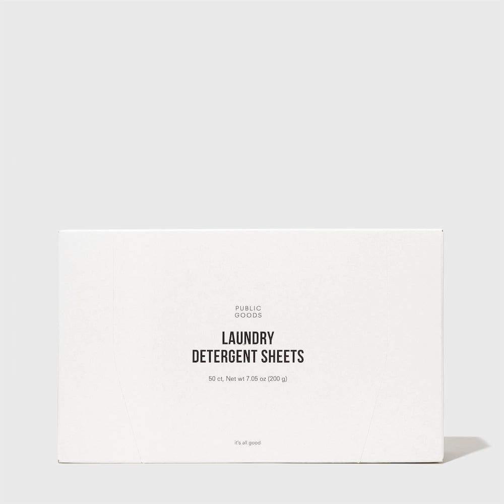 Public Goods Household Laundry Detergent Sheets