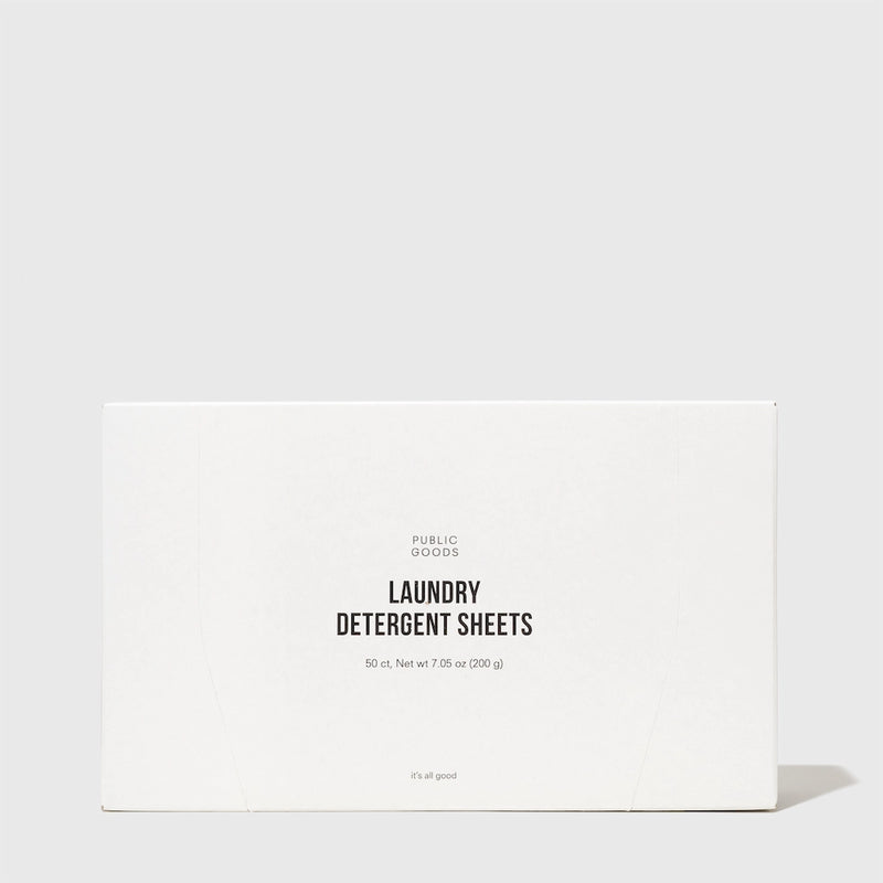 Public Goods Household Laundry Detergent Sheets
