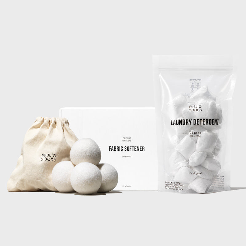 Public Goods Household Clean Laundry Set