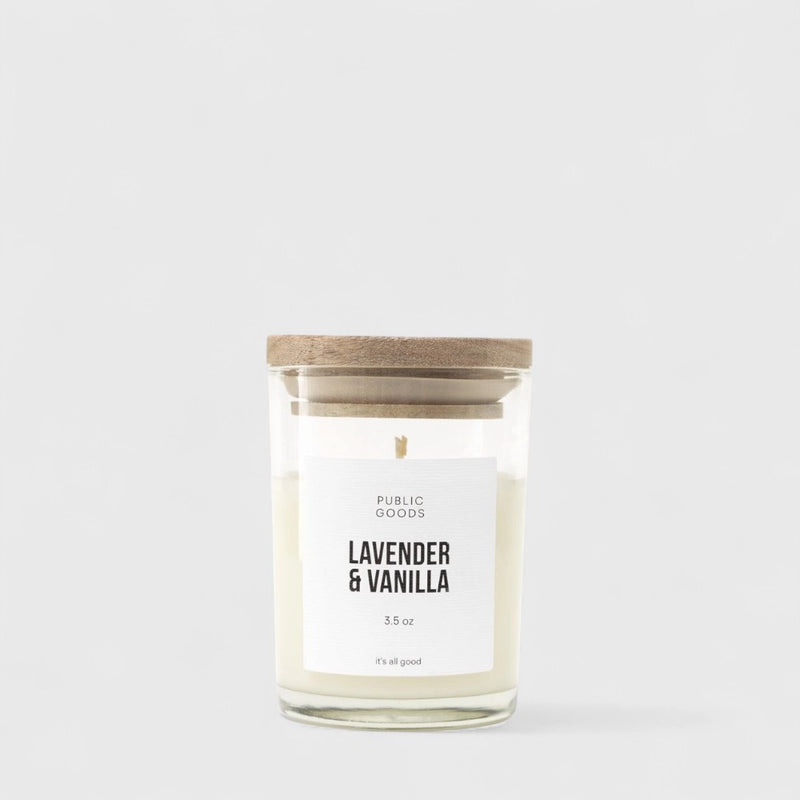 Public Goods Household Lavender & Vanilla Soy Candle