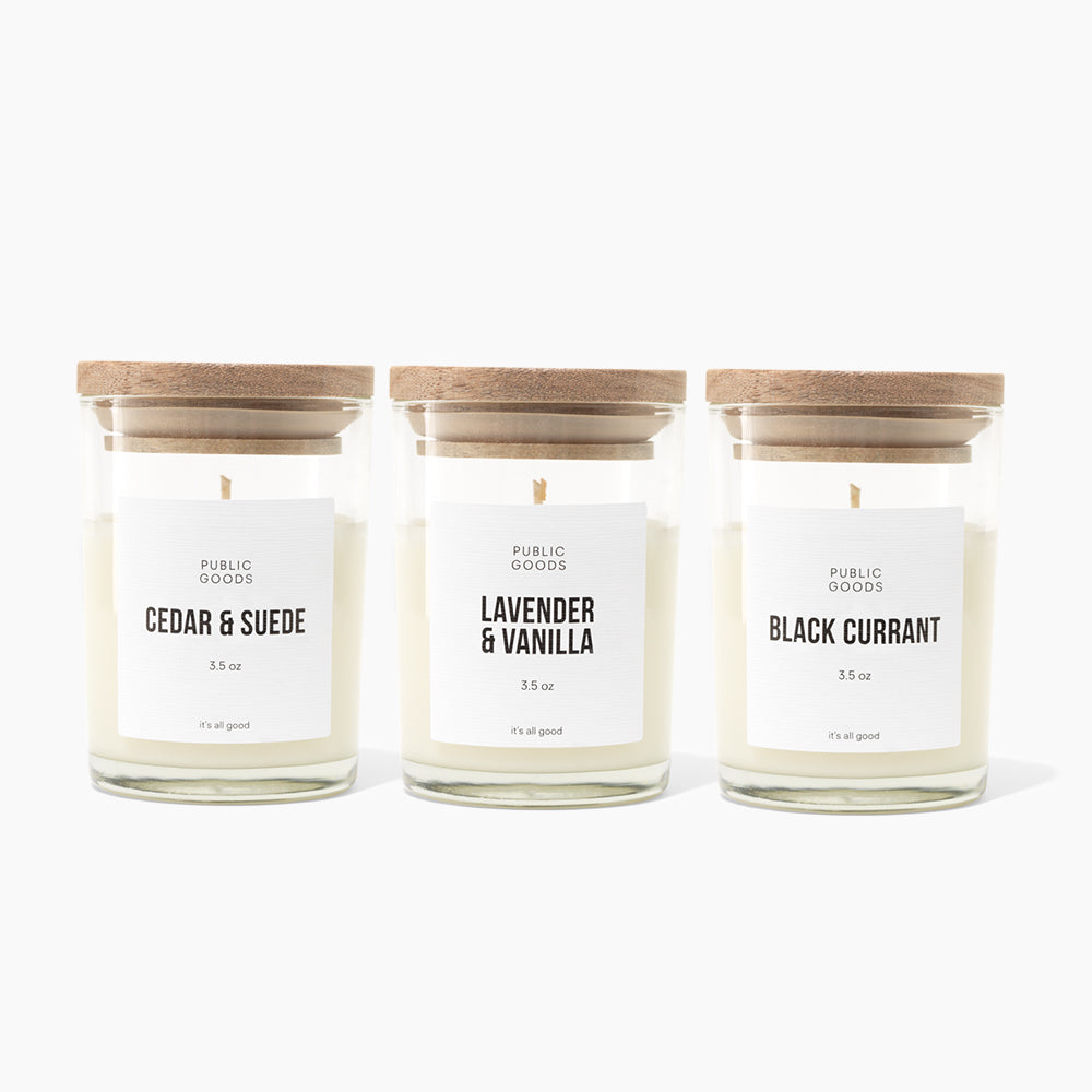 Public Goods Household Lavender & Vanilla Soy Candle