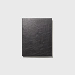 Public Goods Stationery Black Unlined Banana Leather Notebook (8.5" x 11")