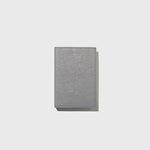 Public Goods Stationery Grey Unlined Banana Leather Notebook (4" x 6")