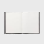 Public Goods Stationery Grey Unlined Banana Leather Notebook (8.5" x 11")