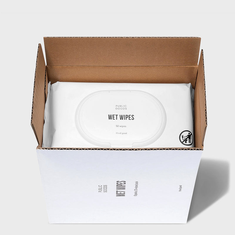 Public Goods Personal Care Pure Bamboo Wet Wipes