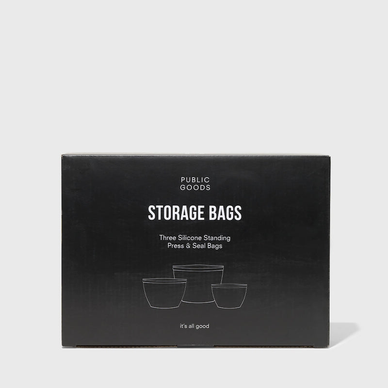 Public Goods Household Storage Bags (3 ct)