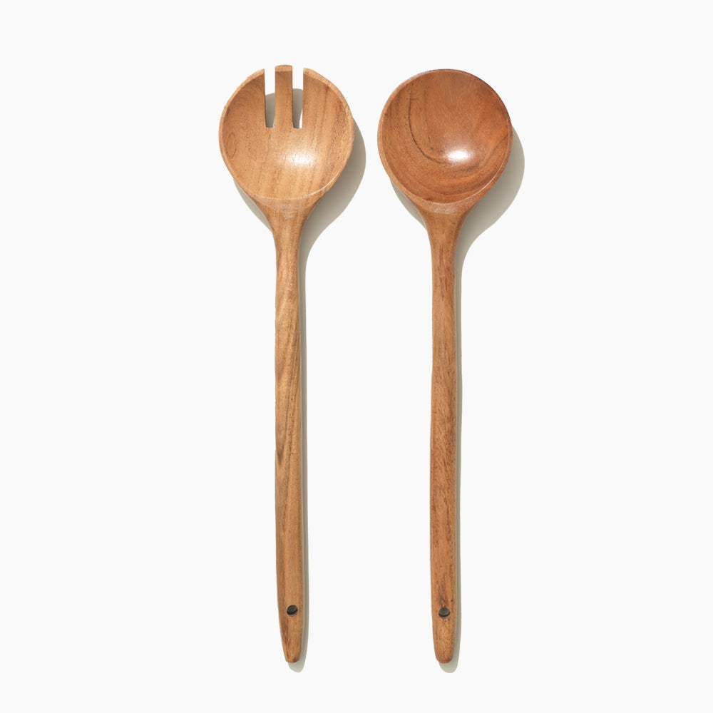 Public Goods Kitchen & Dining Wood Serving Utensils Set
