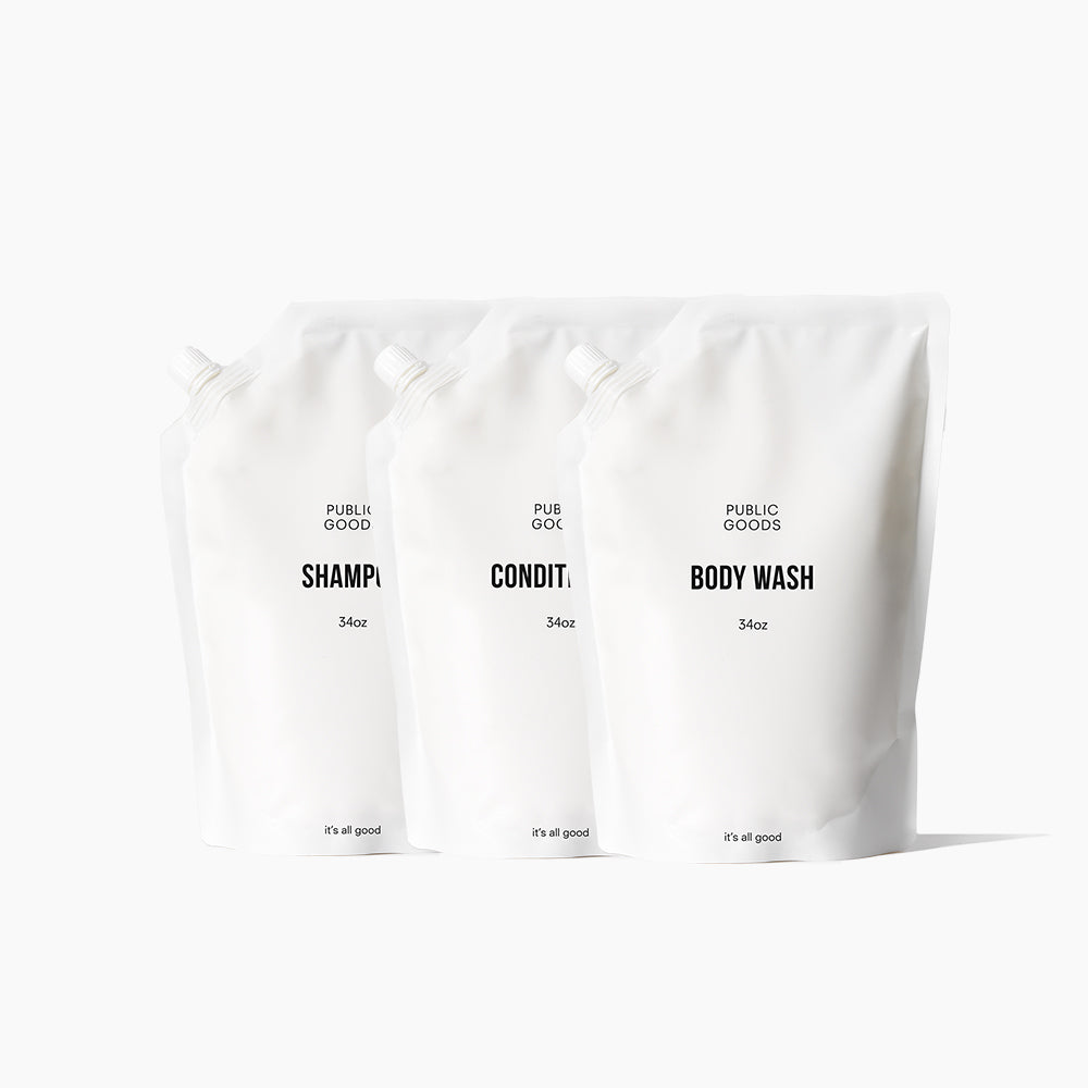Public Goods Product Set Shower Essentials Set