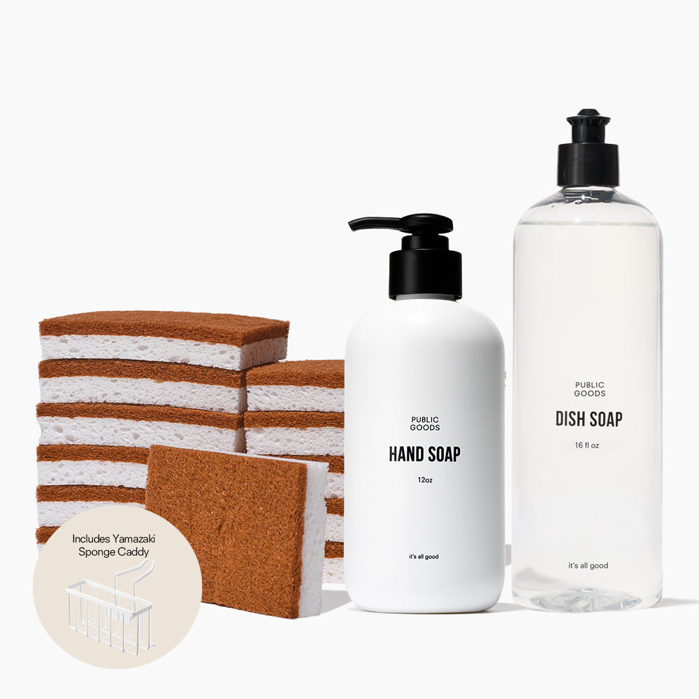 Public Goods Household Sink Essentials Set