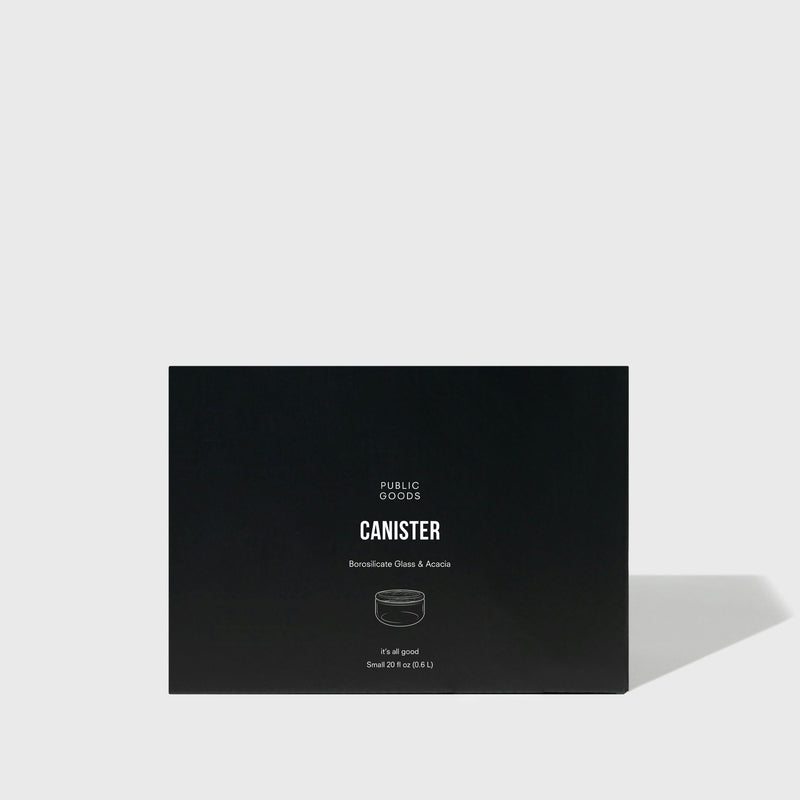 Public Goods Small Glass Canister