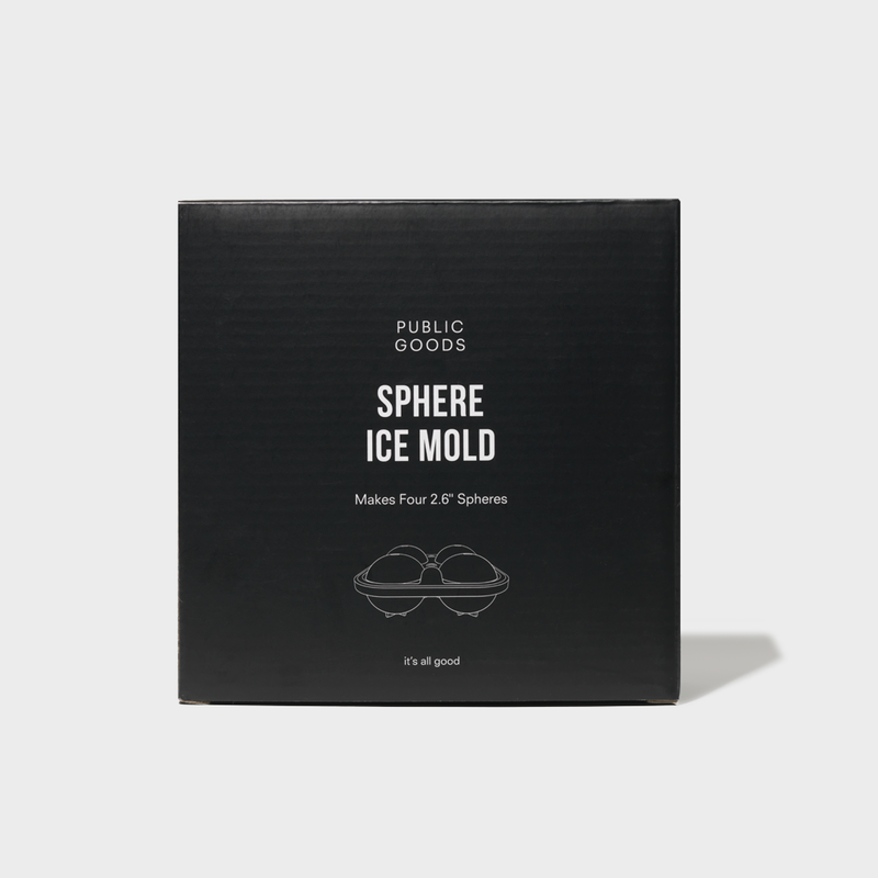 Public Goods Sphere Ice Mold