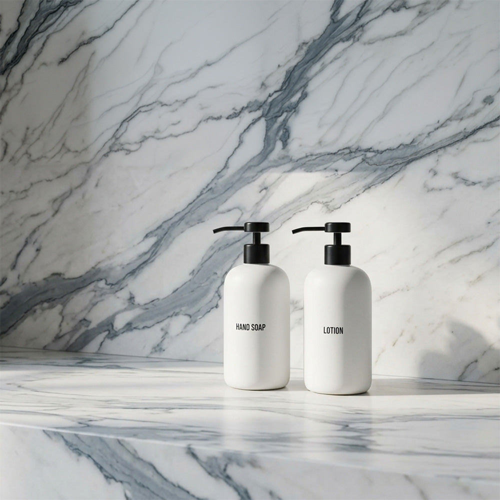 Public Goods Household Stoneware Lotion Dispenser