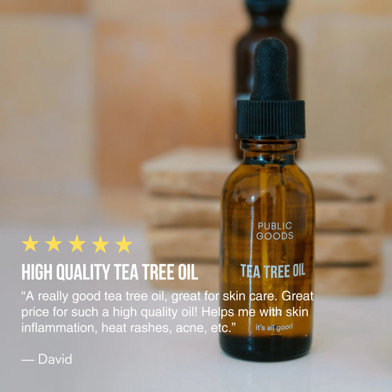 Public Goods Personal Care Organic Tea Tree Essential Oil