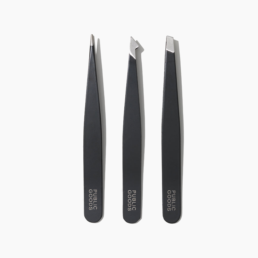 Public Goods Personal Care Stainless Steel Tweezers