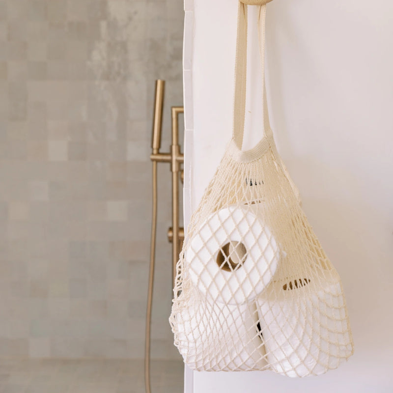 Public Goods Household Organic Wide Mesh Tote